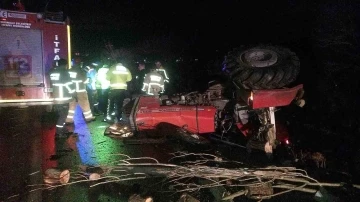 Kırıkkale’de kamyon traktörle çarpıştı: 1 ölü, 1 yaralı
