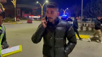 Polise yakalanan yeni yılın ilk alkollü sürücüsü gazeteciyi polise şikayet etti
