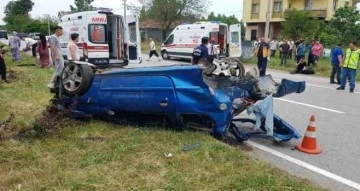 Samsun’da 3 araçlı trafik kazası: 7 yaralı