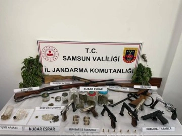 Samsun’da jandarmadan uyuşturucu operasyonu: 3 gözaltı