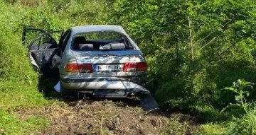 Samsun’da otomobil yoldan çıktı: 3 yaralı