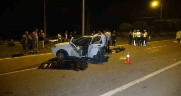 Samsun’da seyir halindeki otomobil önündeki araca çarptı: 3 ölü, 2 yaralı