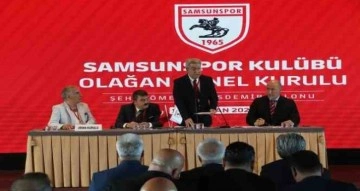 Samsunspor’da Yüksel Yıldırım, katılamadığı kongrede yeniden başkan seçildi