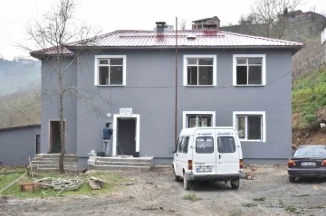 Tekkeköy’de Yeniköy Köy Konağı çalışmalarında sona gelindi
