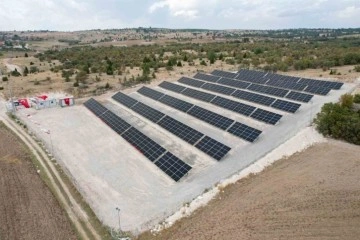 Uşak’ta güneş enerji santrali açıldı