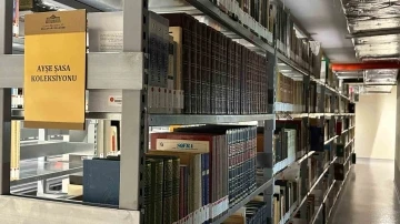 Yeşilçam senaristi Ayşe Şasa’nın kitapları Cumhurbaşkanlığı Millet Kütüphanesi’ne bağışlandı
