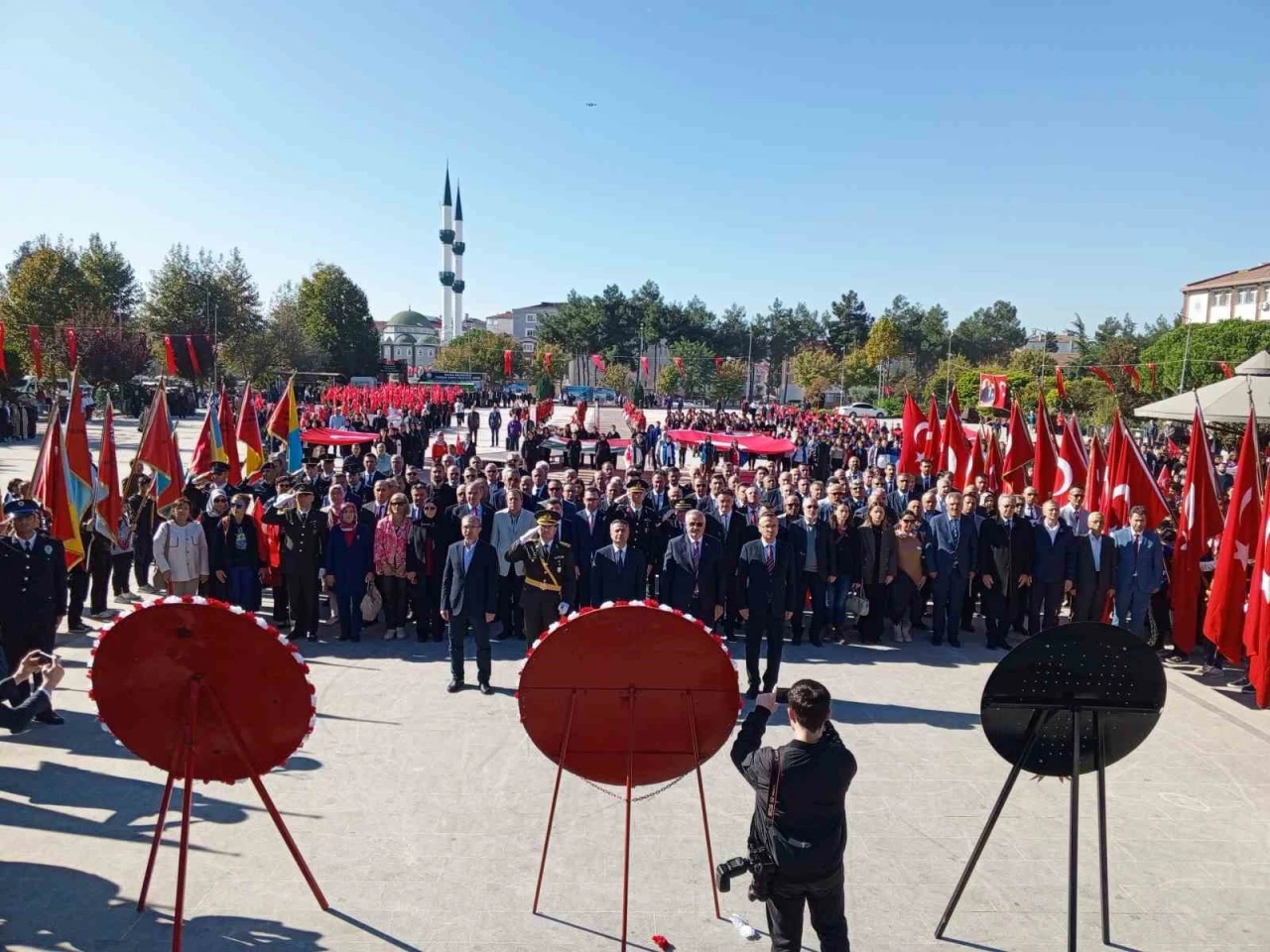 Samsun’un bafra ilçesinde 29 ekim cumhuriyet bayramı ve cumhuriyet'in 101.