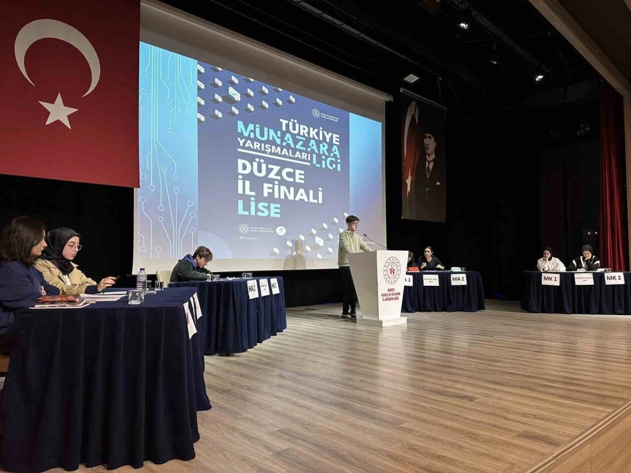 Türkiye münazara ligi düzce il finali gençlik ve spor il