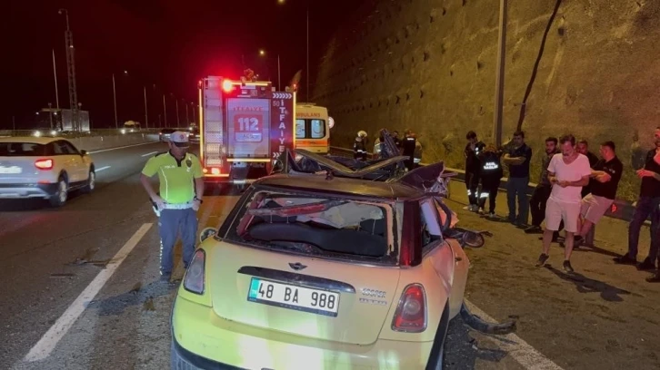 Anadolu otoyolu bolu dağı mevkiinde dün gece meydana gelen trafik