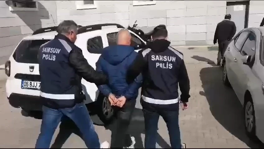 Samsun’da 23 yıl 6 ay hapis cezası bulunan s. ç.