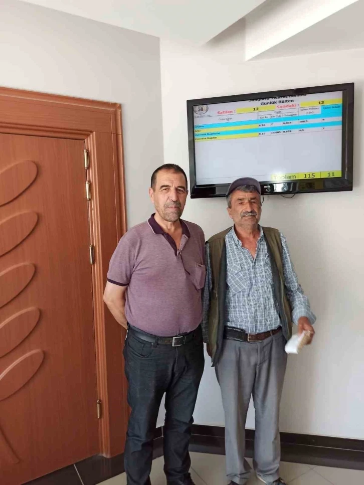 çorum'un sungurlu ilçesinde 2024 yılı hasat sezonunda emir üstünere ait