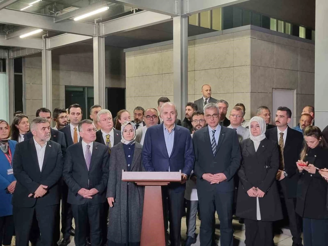 Türkiye büyük millet meclisi(tbmm) başkanı kurtulmuş, “terör türkiye'de artık tutunamayacak,