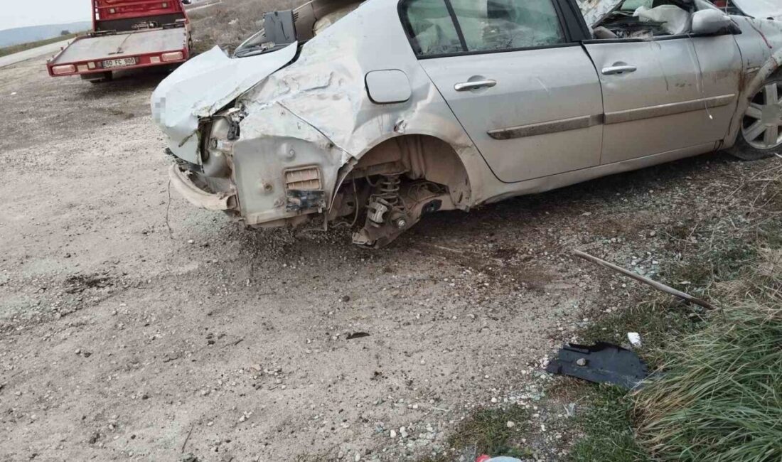 Tokat’ın Zile ilçesinde meydana gelen trafik kazasında 1 kişi ağır