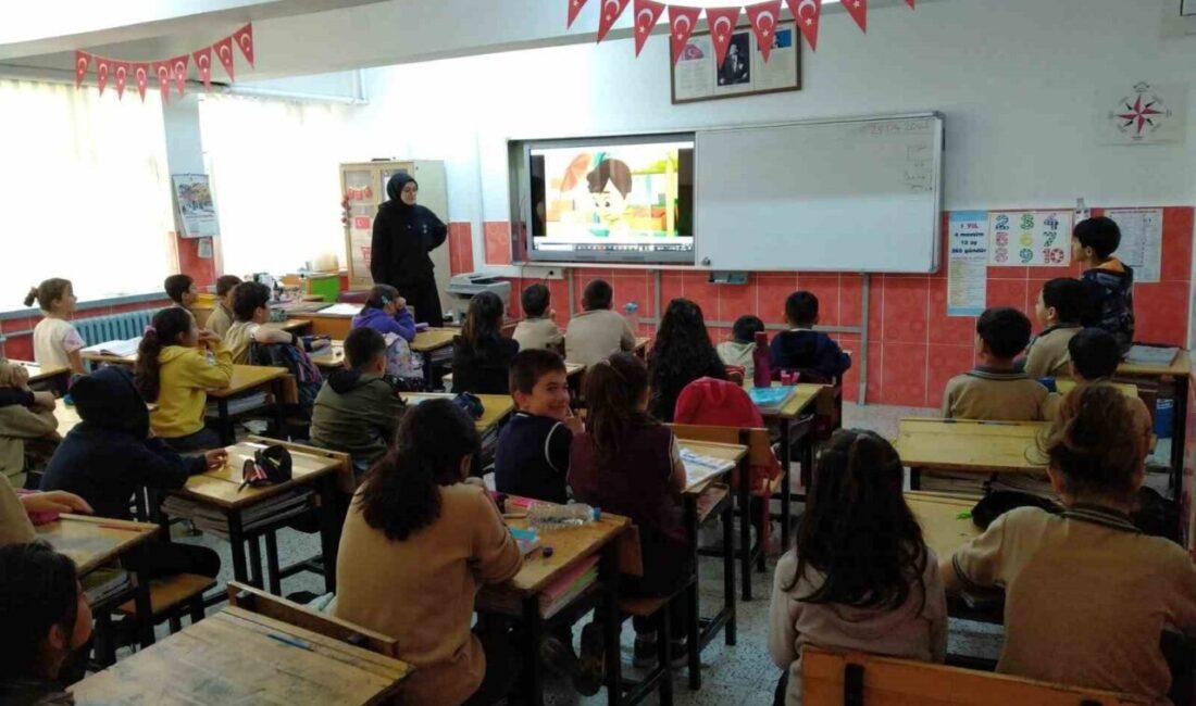 Çorum’un Alaca ilçesinde Yeşilay tarafından bağımlılıkla mücadele ve sağlıklı yaşam