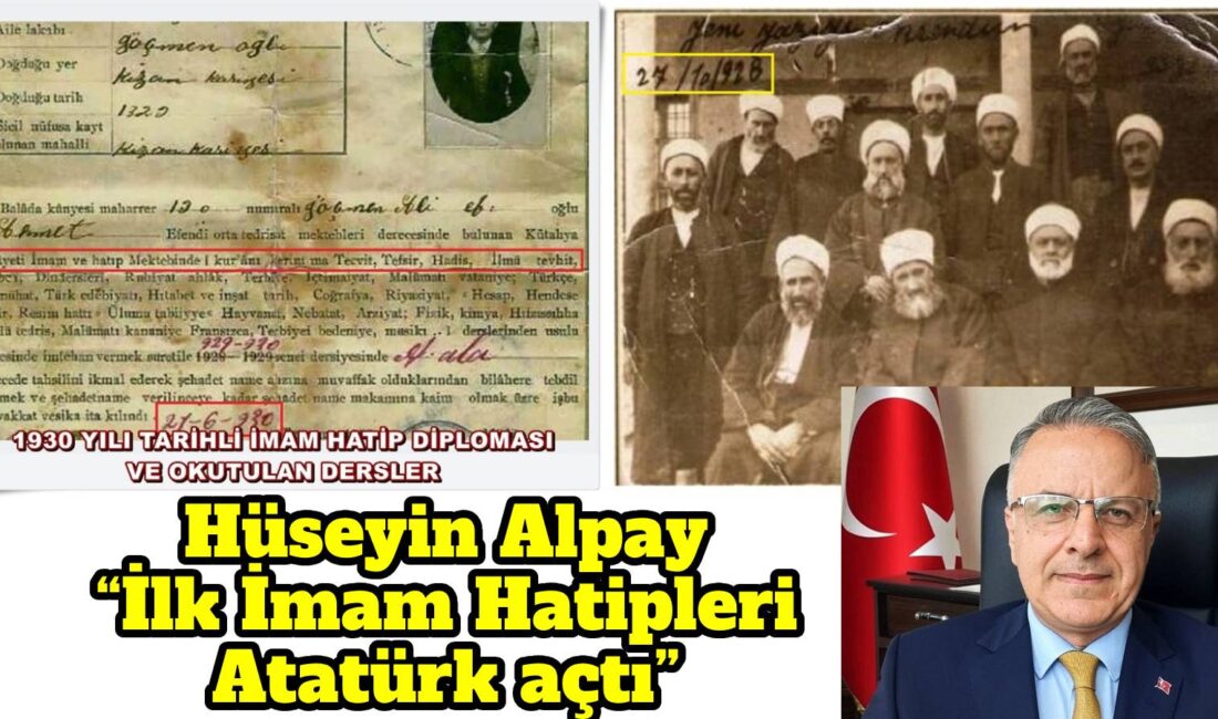 Milliyetçi Sol Parti Genel Başkanı Hüseyin Alpay, Atatürk’ün İmam Hatip