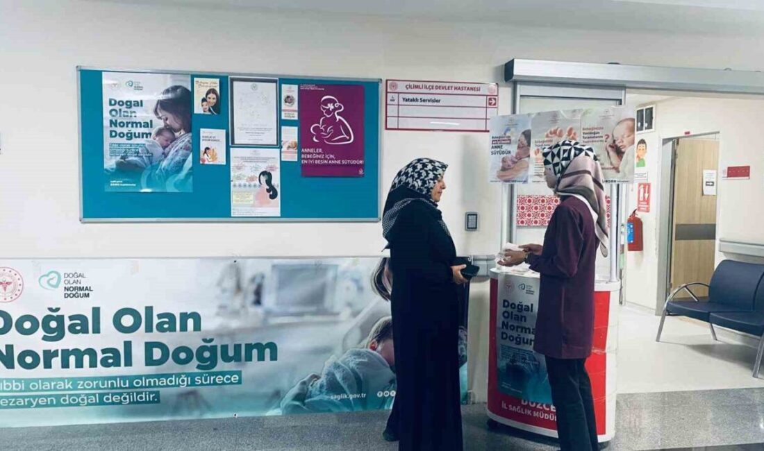DÜZCE(İHA) – Çilimli İlçe Devlet Hastanesinde anne ve anne adaylarına
