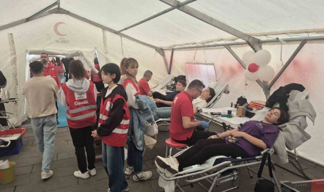 Bartın’da “Damar yolundan hayat yoluna: Birbirimize candan bağlıyız” sloganıyla kan