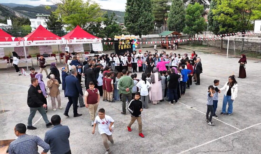 TÜBİTAK 4006 Bilim Fuarları Destekleme Programı kapsamında, Sinop’un Boyabat ilçesindeki