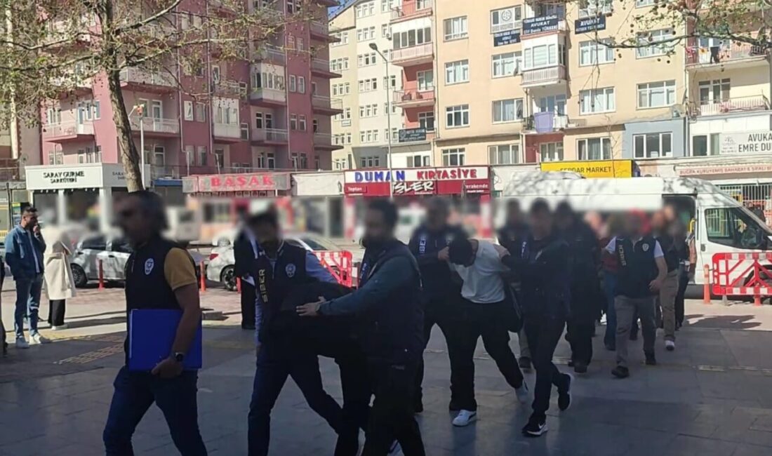 Kırşehir ve Gaziantep’te organize dolandırıcılık şebekesine yönelik düzenlenen eş zamanlı
