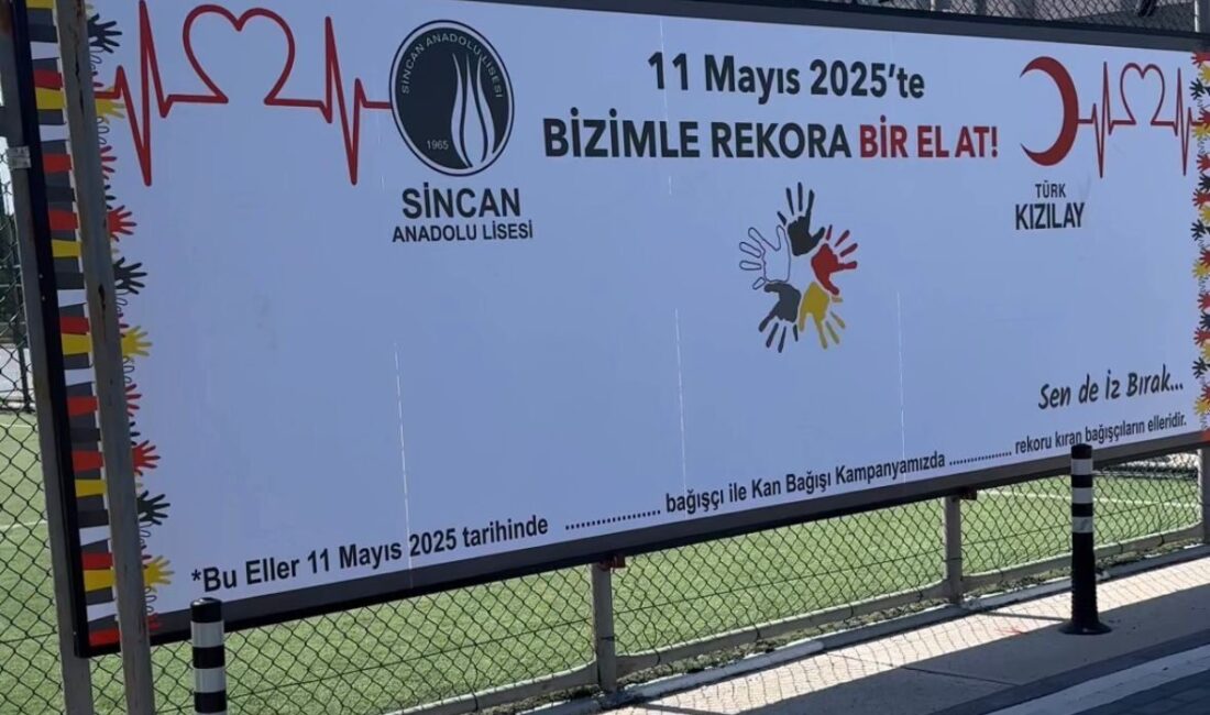 Ankara’da Sincan Anadolu Lisesi öğrencilerinin Anneler Günü’nde gerçekleştirdiği “Rekora Sen