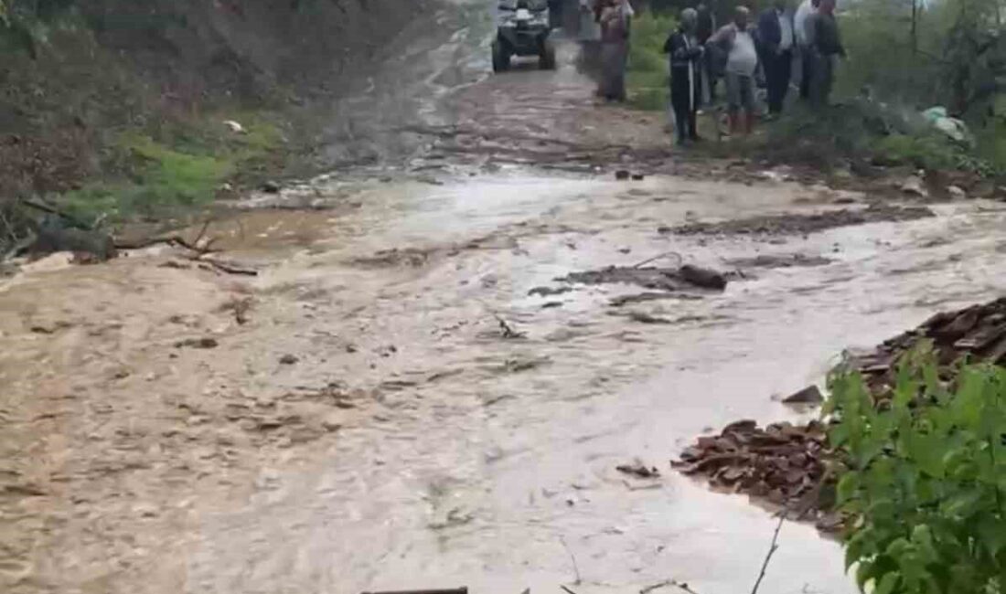 Tokat’ın Niksar ilçesinde dolu ve sağanak sonrası oluşan selde 25