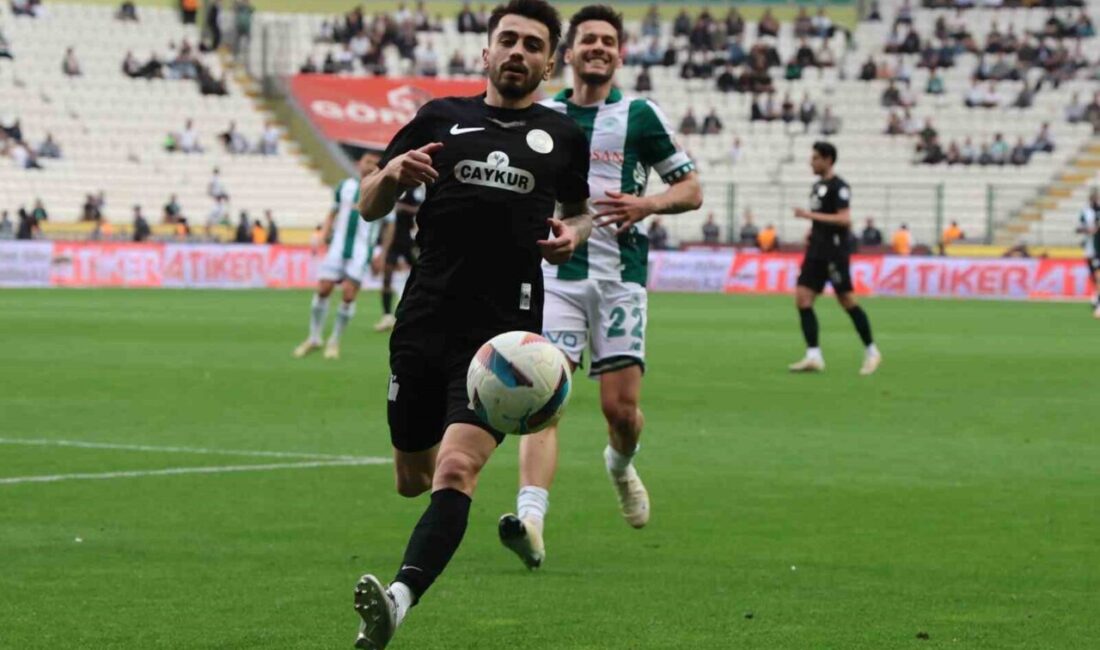 Trendyol Süper Lig’in 35. haftasında Konyaspor, sahasında Çaykur Rizespor’u 2-1